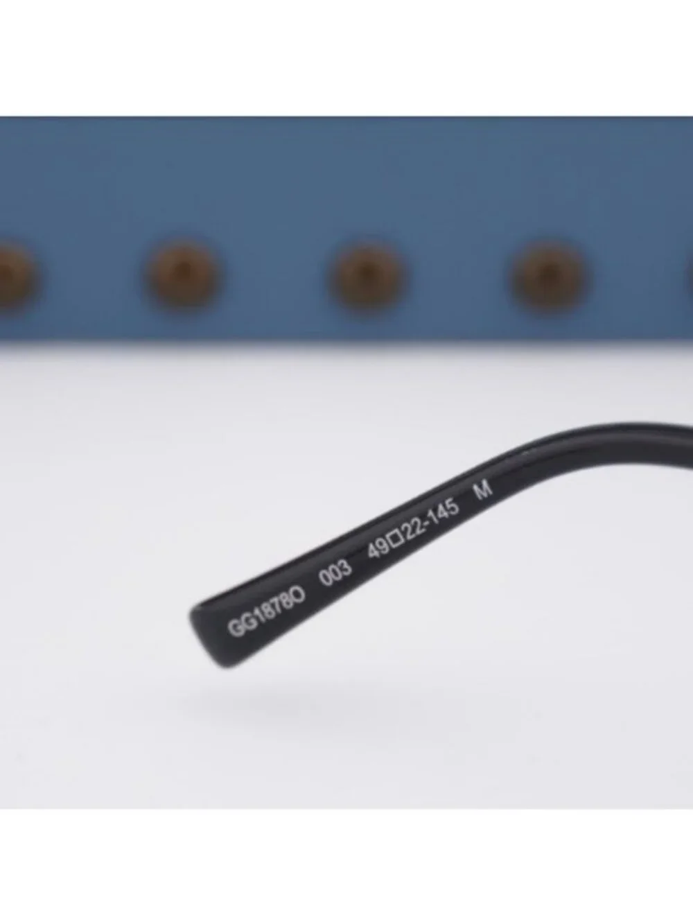Gucci GG1878O 003 Eyeglasses Silver 49mm Square Frame